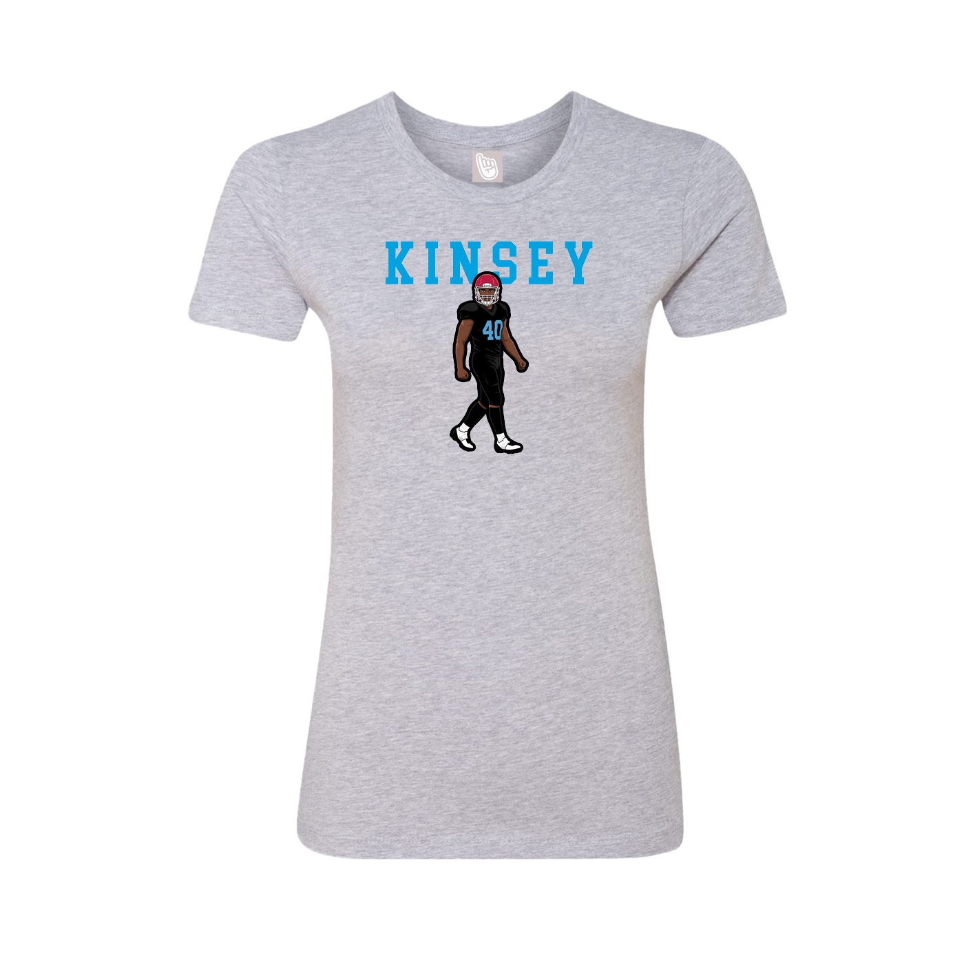 Fitted Women's Tee — Shirsey in Grey