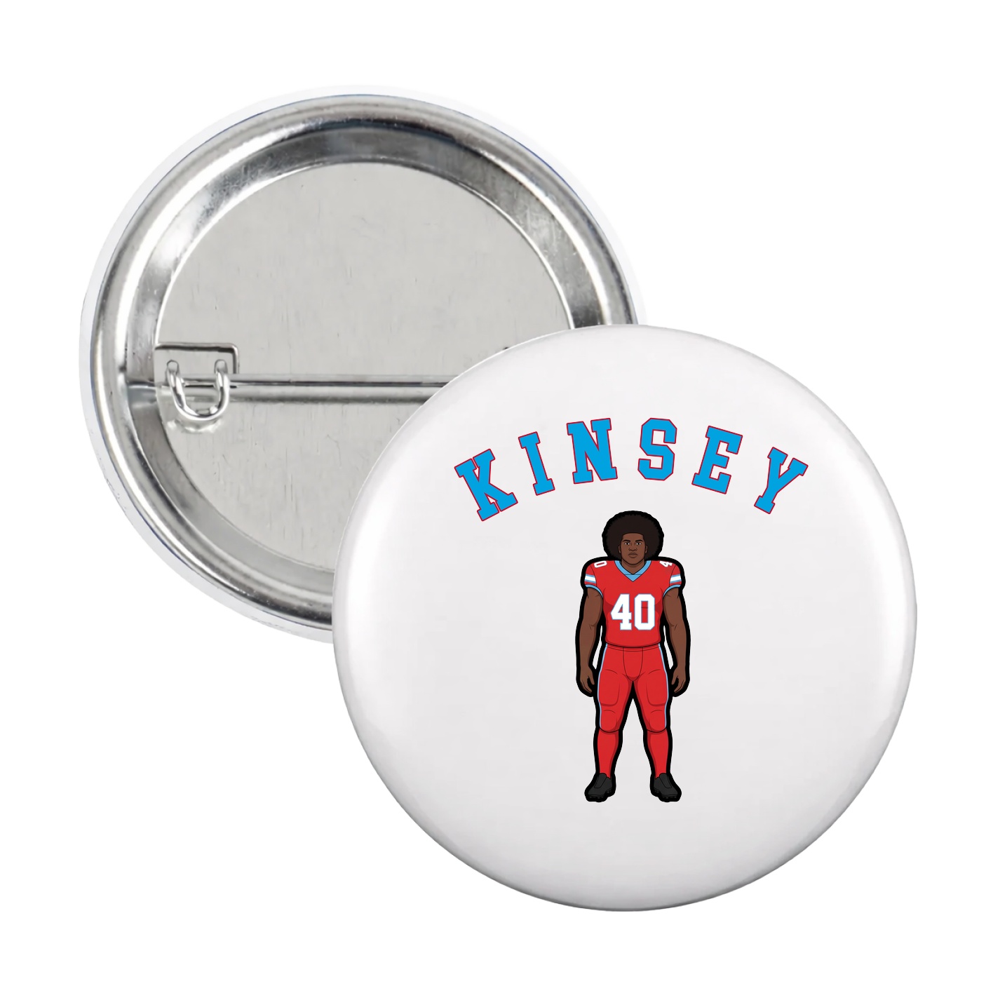 Game Day Button — Shirsey Arch in White