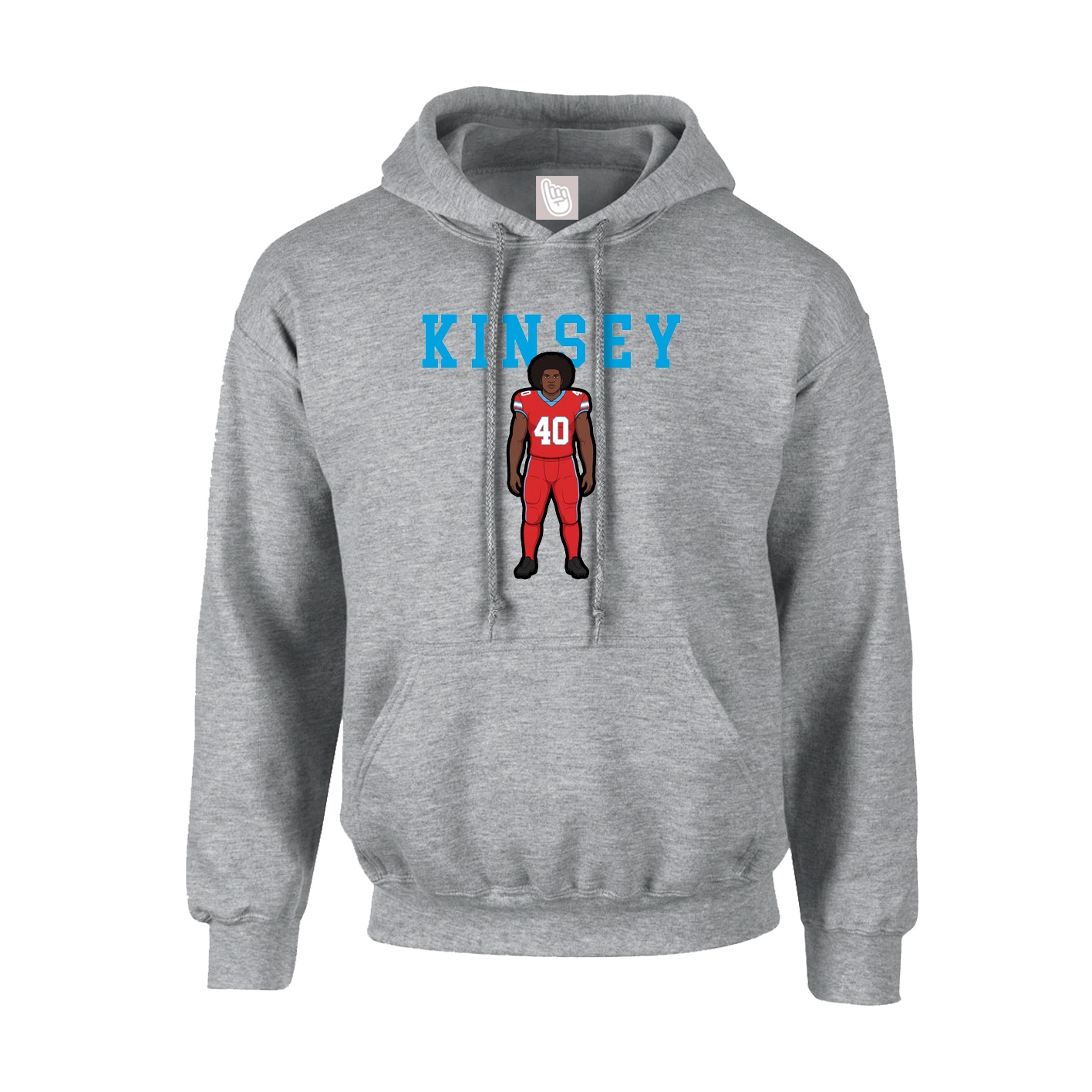 Hoodie — Shirsey in Grey