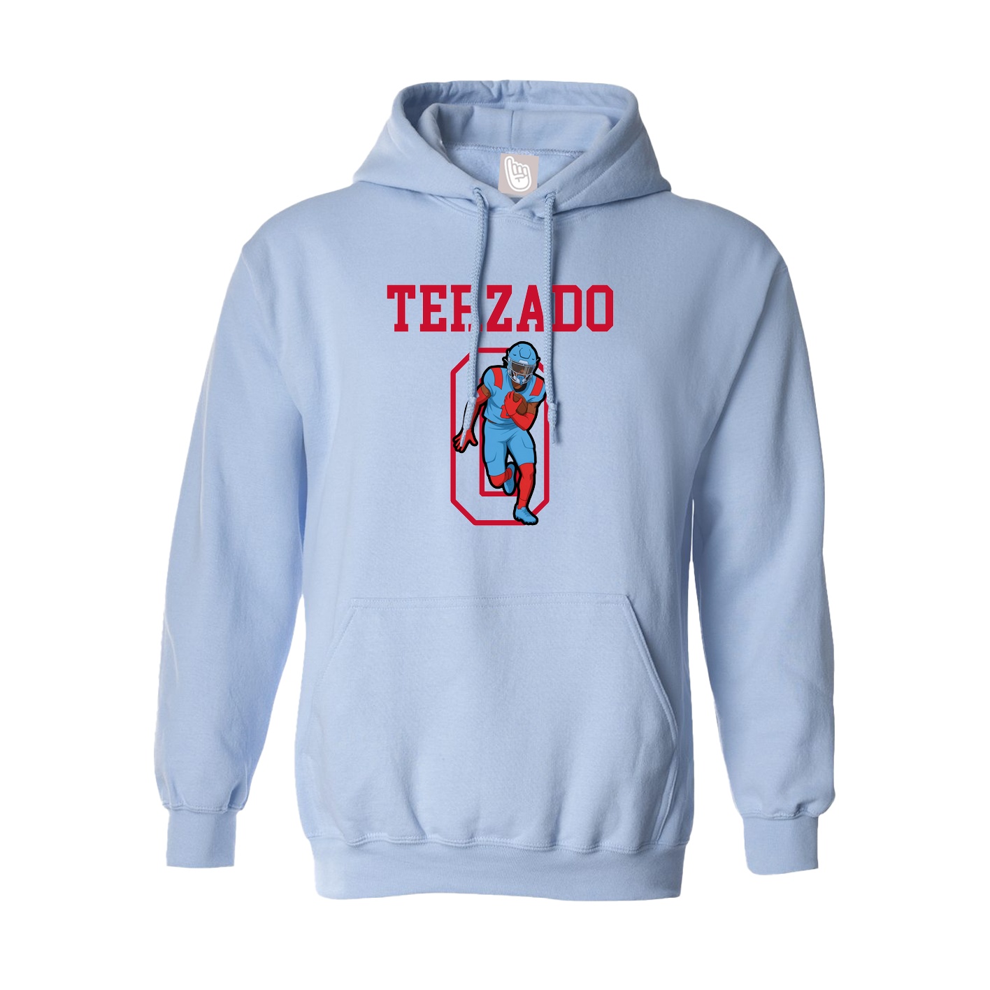 Hoodie — Shirsey in Light Blue