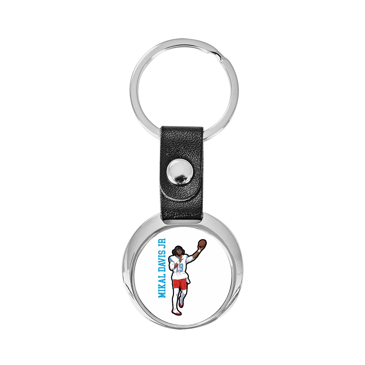 Key Chain — Name Vertical in Classic