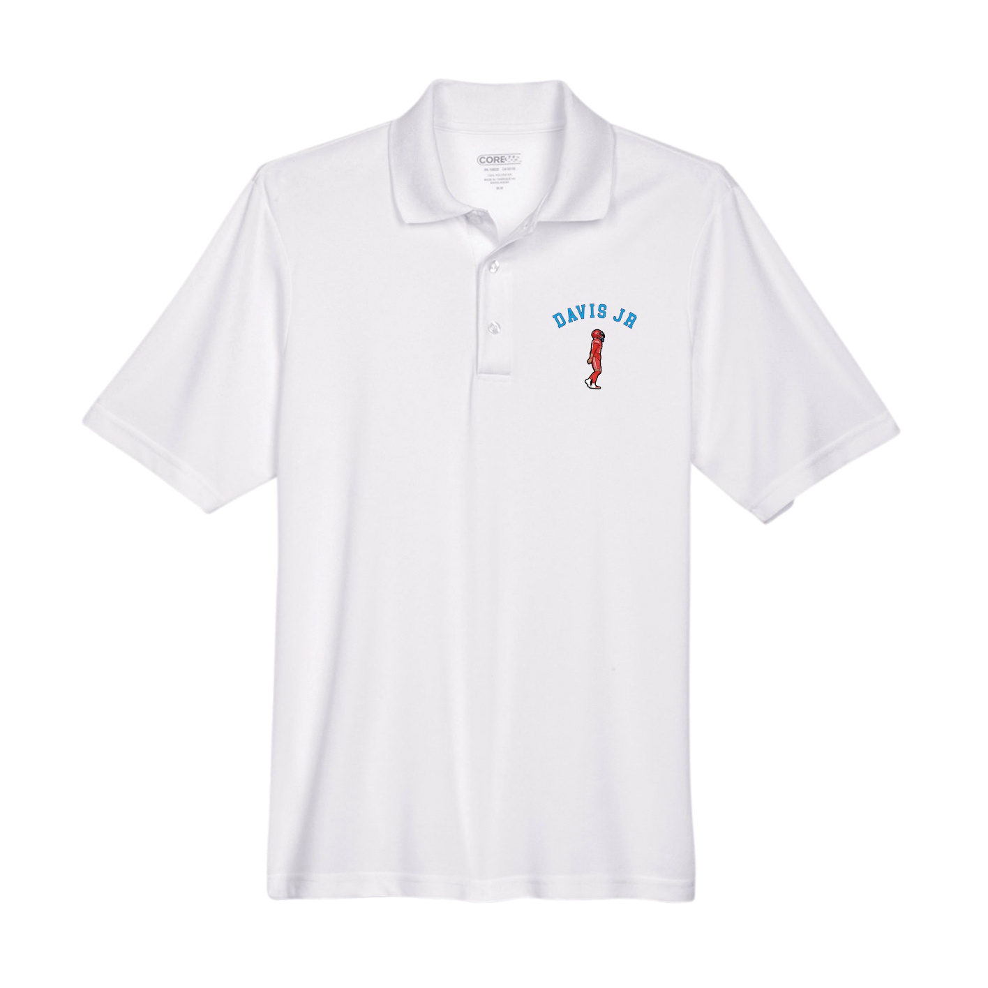Performance Polo — Shirsey Arch in White