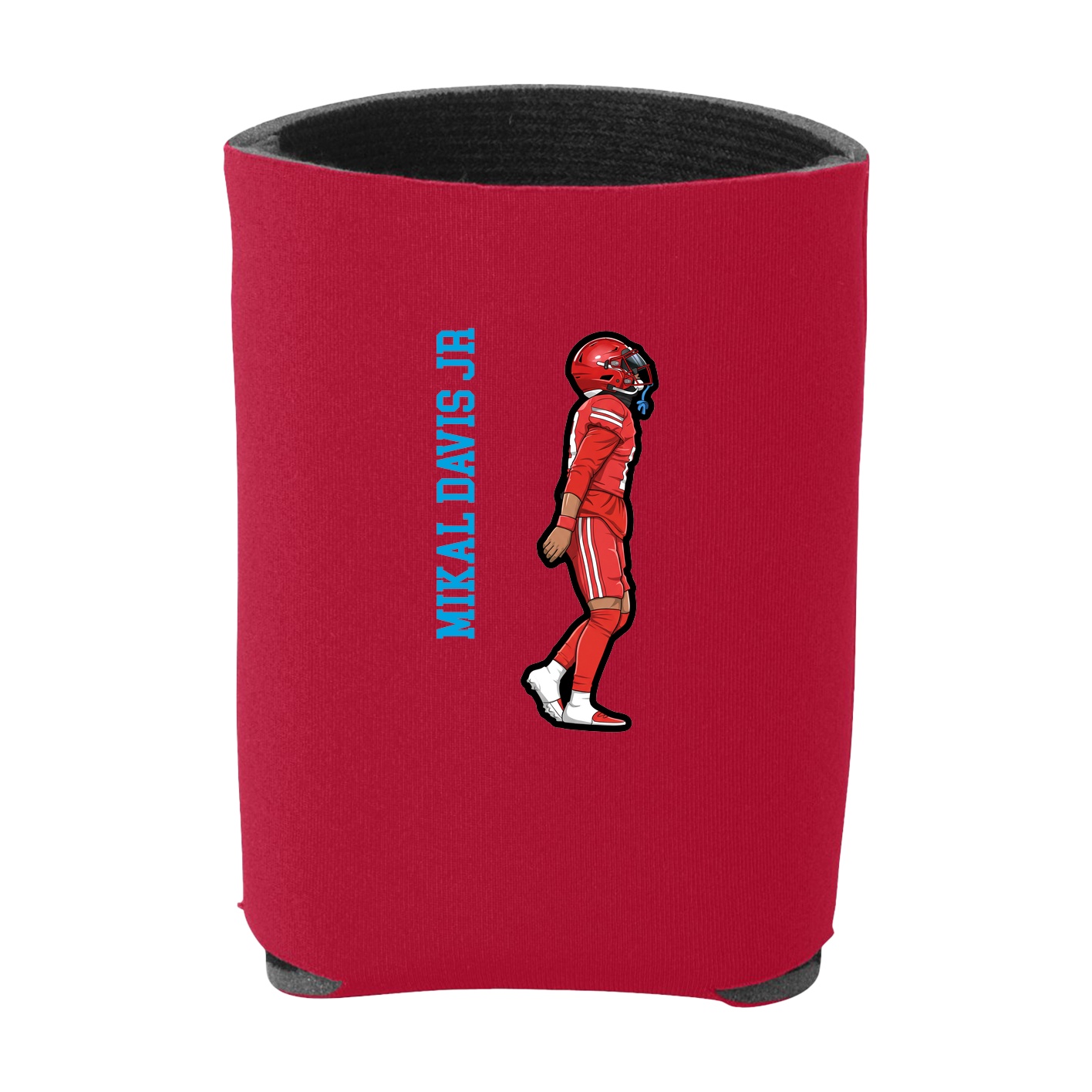 Can Holder — Name Vertical in Red