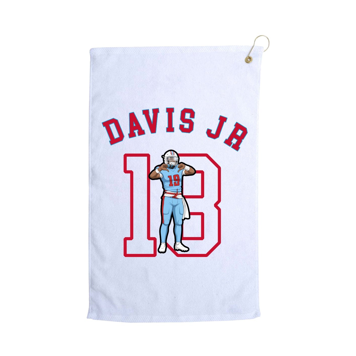Golf Towel — Shirsey Arch in White