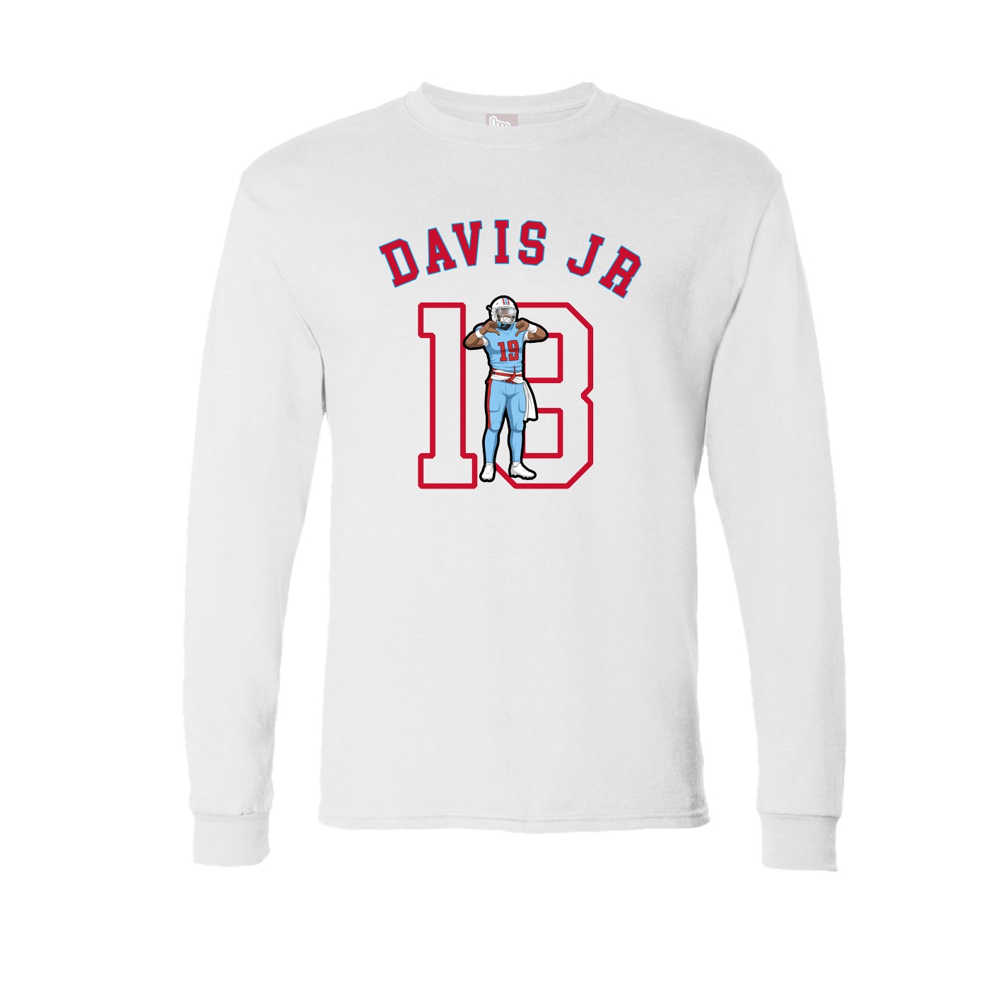Long Sleeve Tee — Shirsey Arch in White