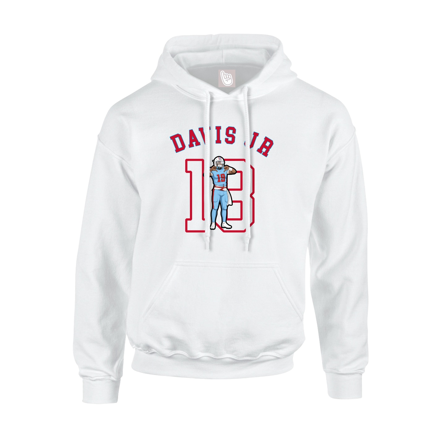 Hoodie — Shirsey Arch in White