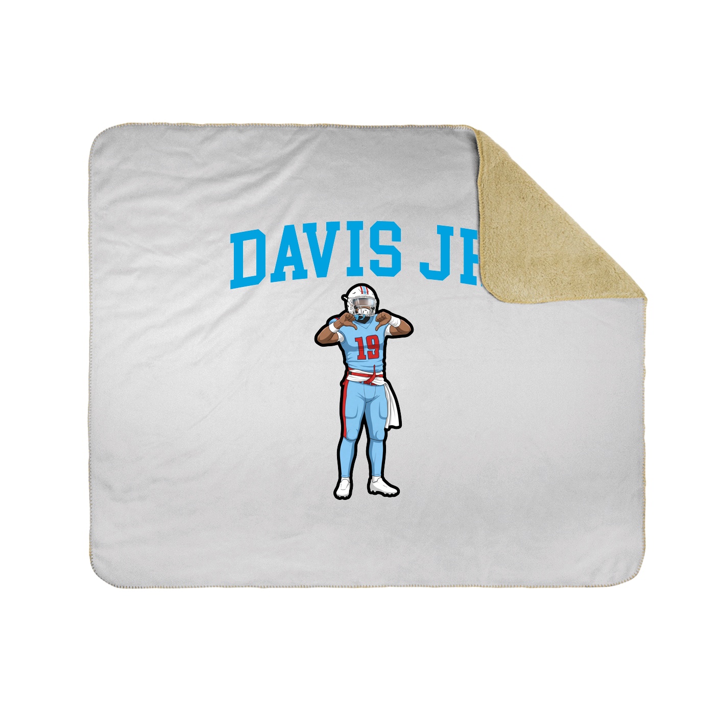 Throw Blanket — Shirsey in White