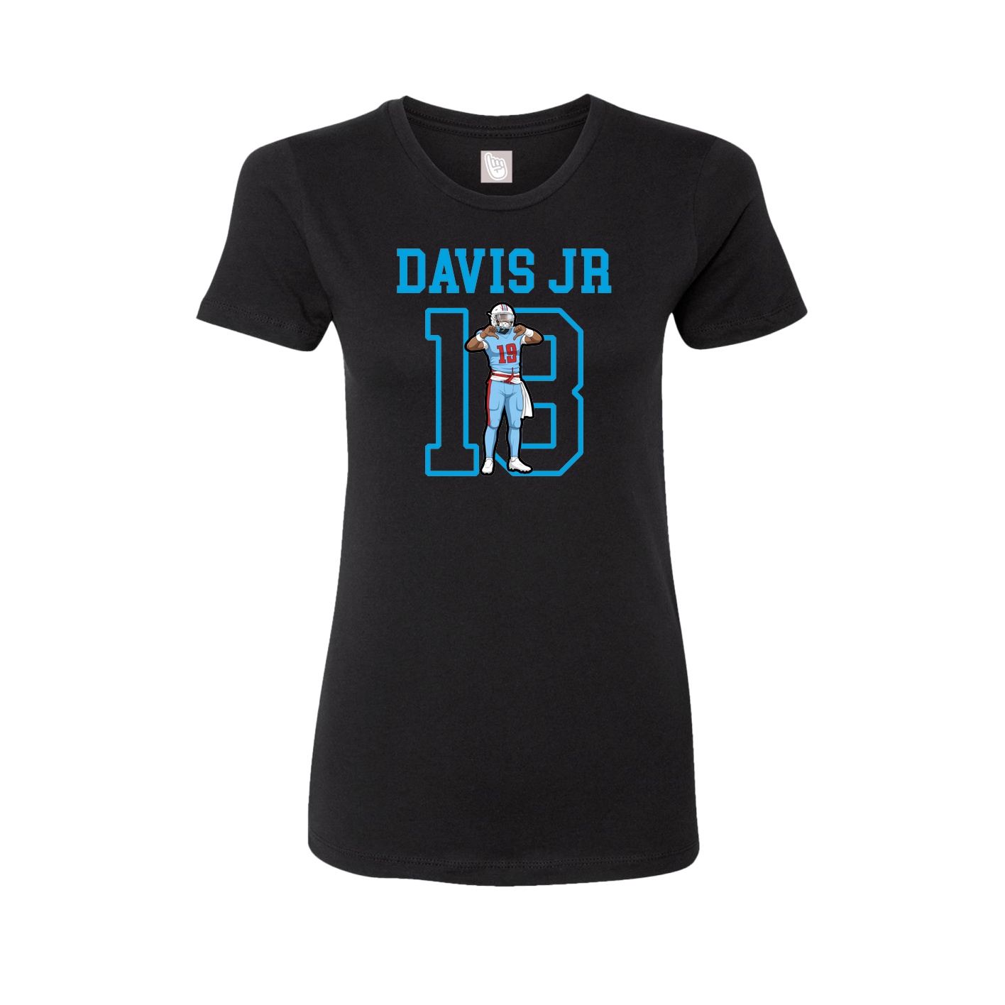 Fitted Women's Tee — Shirsey in Black