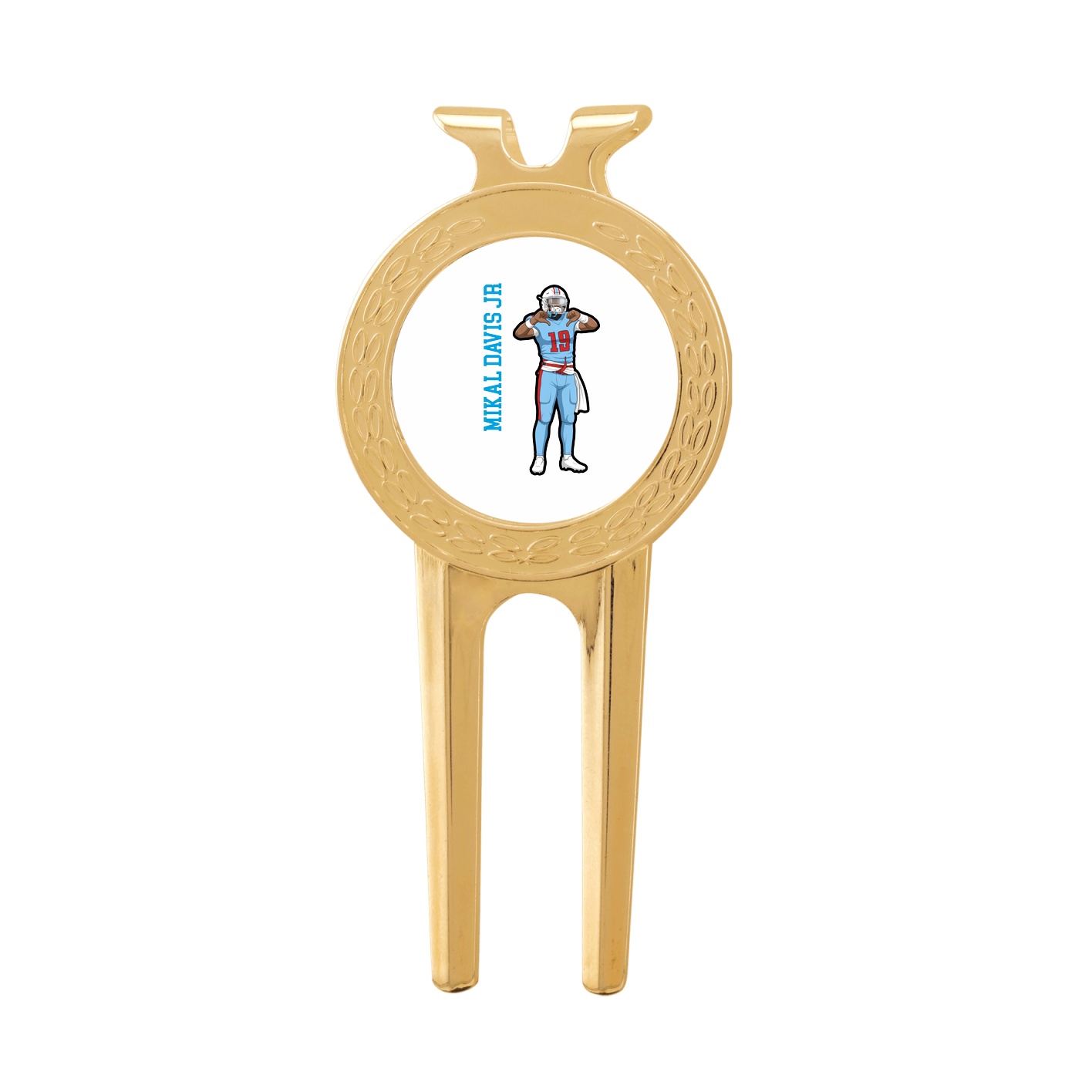 Divot Tool with Ball Marker — Name Vertical in Classic