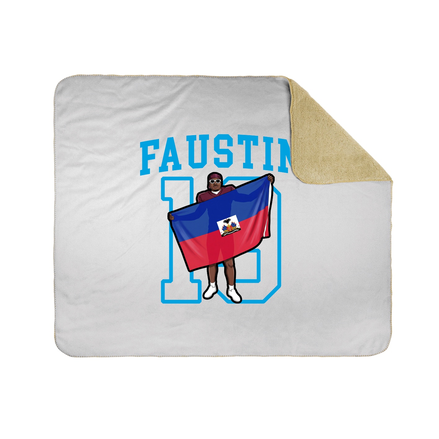 Throw Blanket — Shirsey in White