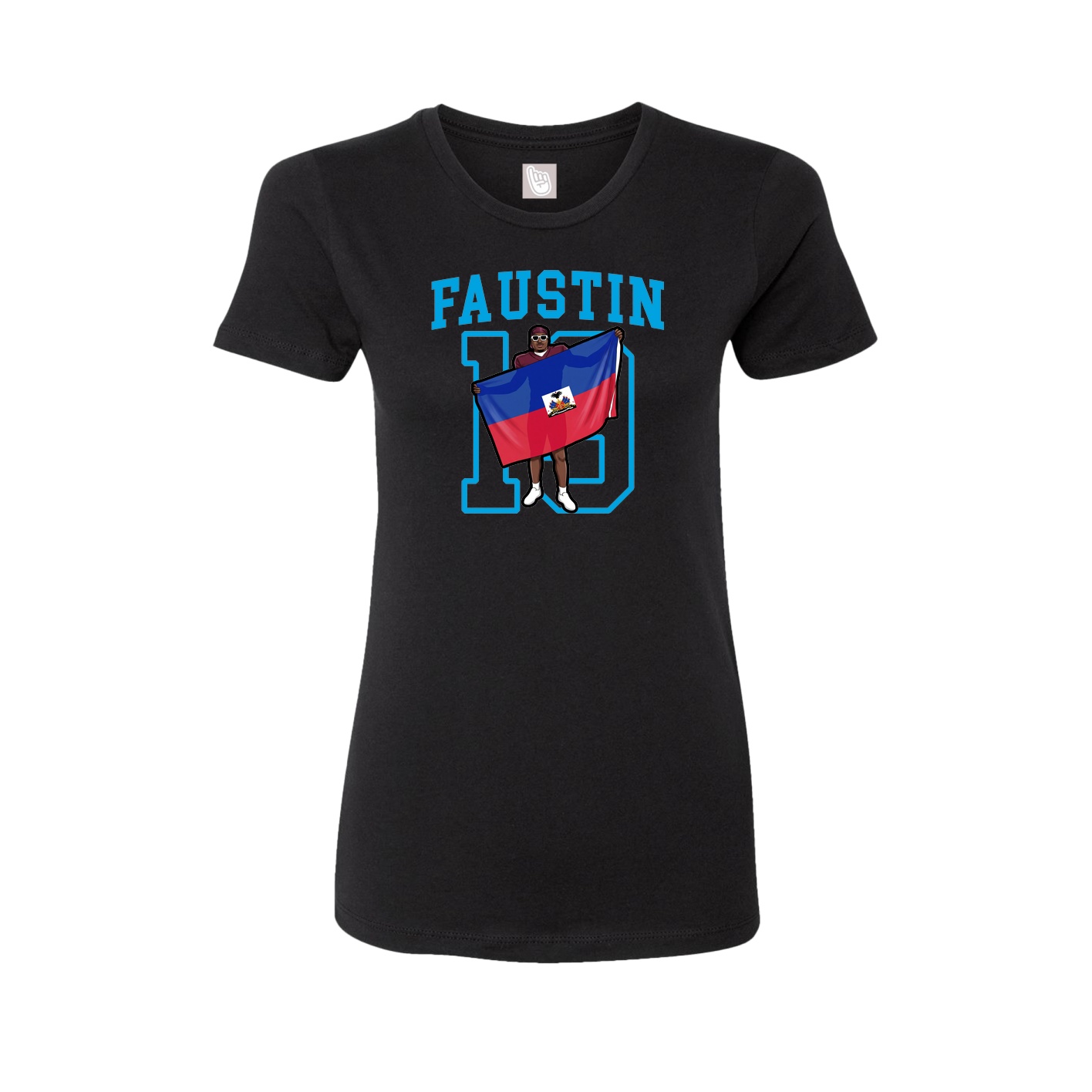 Fitted Women's Tee — Shirsey in Black