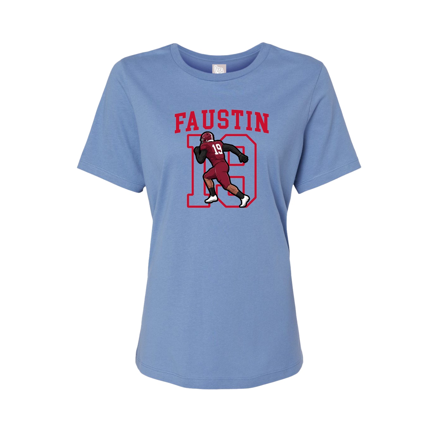 Fitted Women's Tee — Shirsey in Powder Blue
