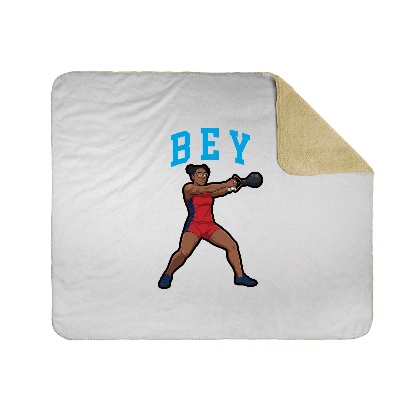Throw Blanket — Shirsey in White