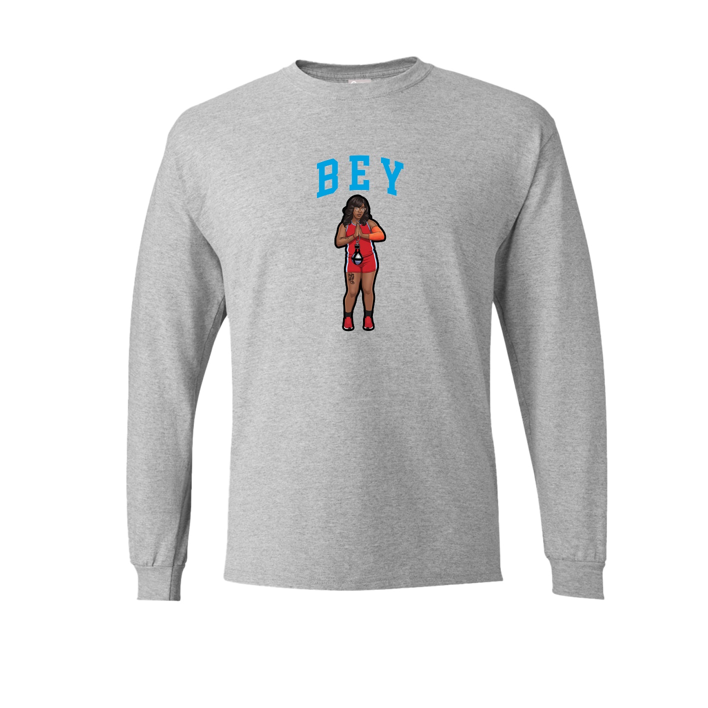Long Sleeve Tee — Shirsey in Grey