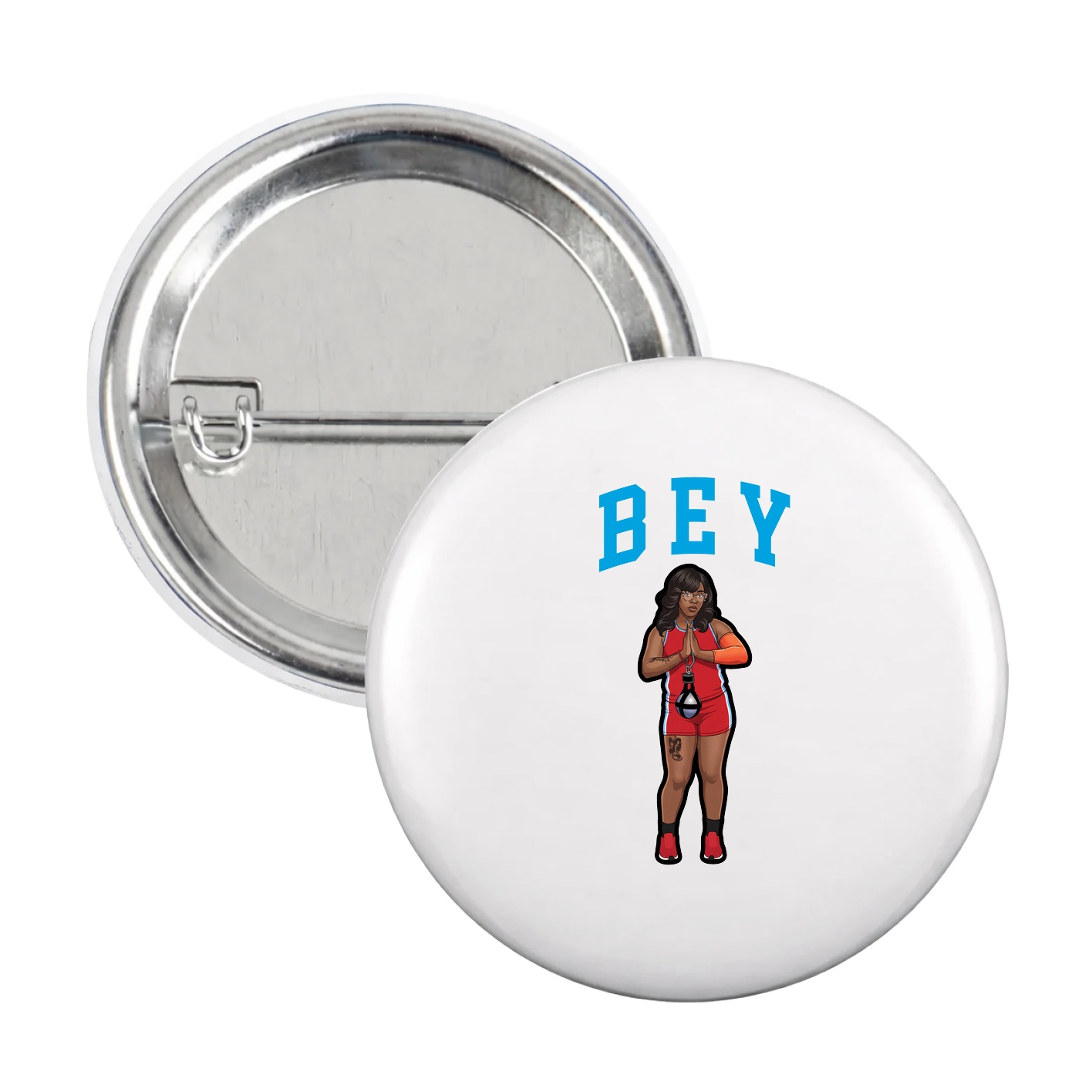 Game Day Button — Shirsey in White