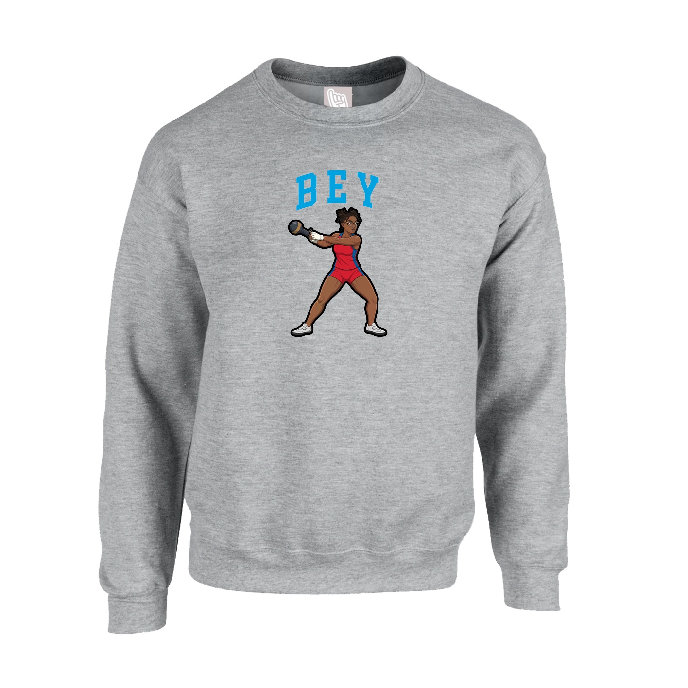 Fleece Crew — Shirsey in Grey