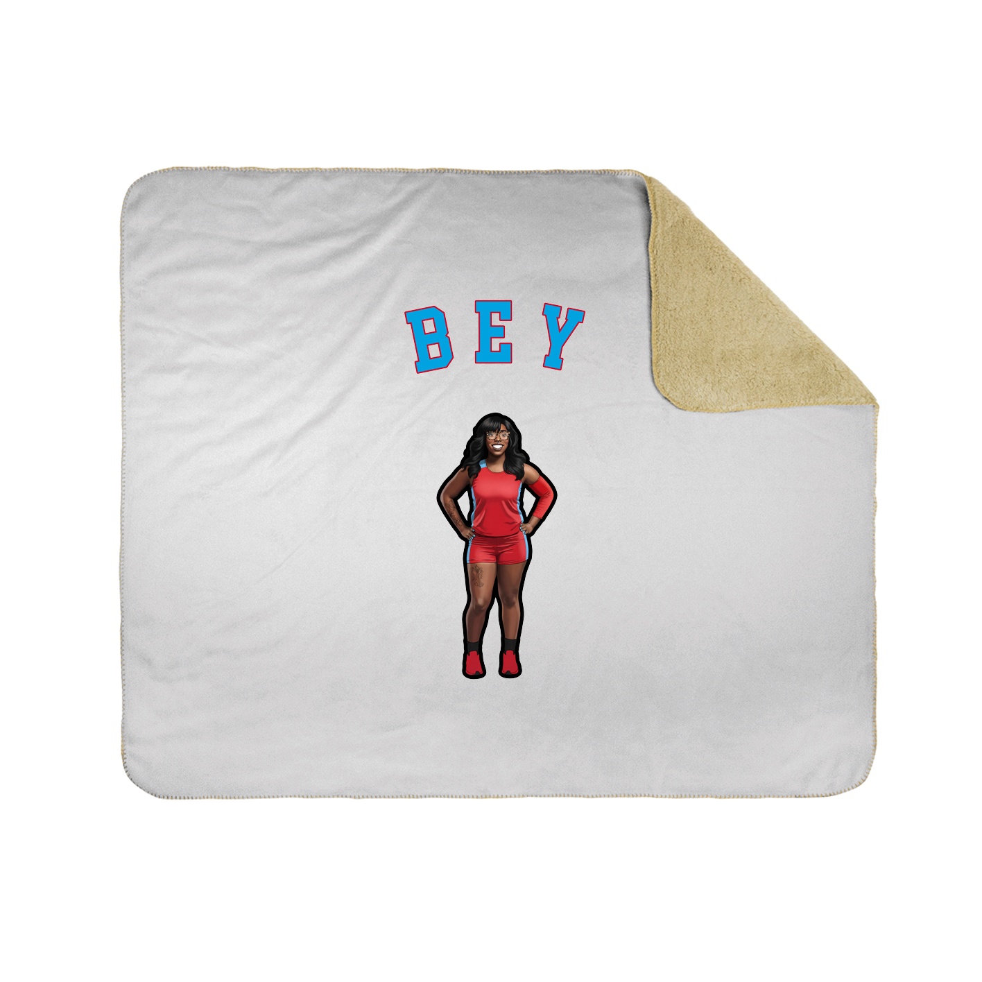 Throw Blanket — Shirsey Arch in White