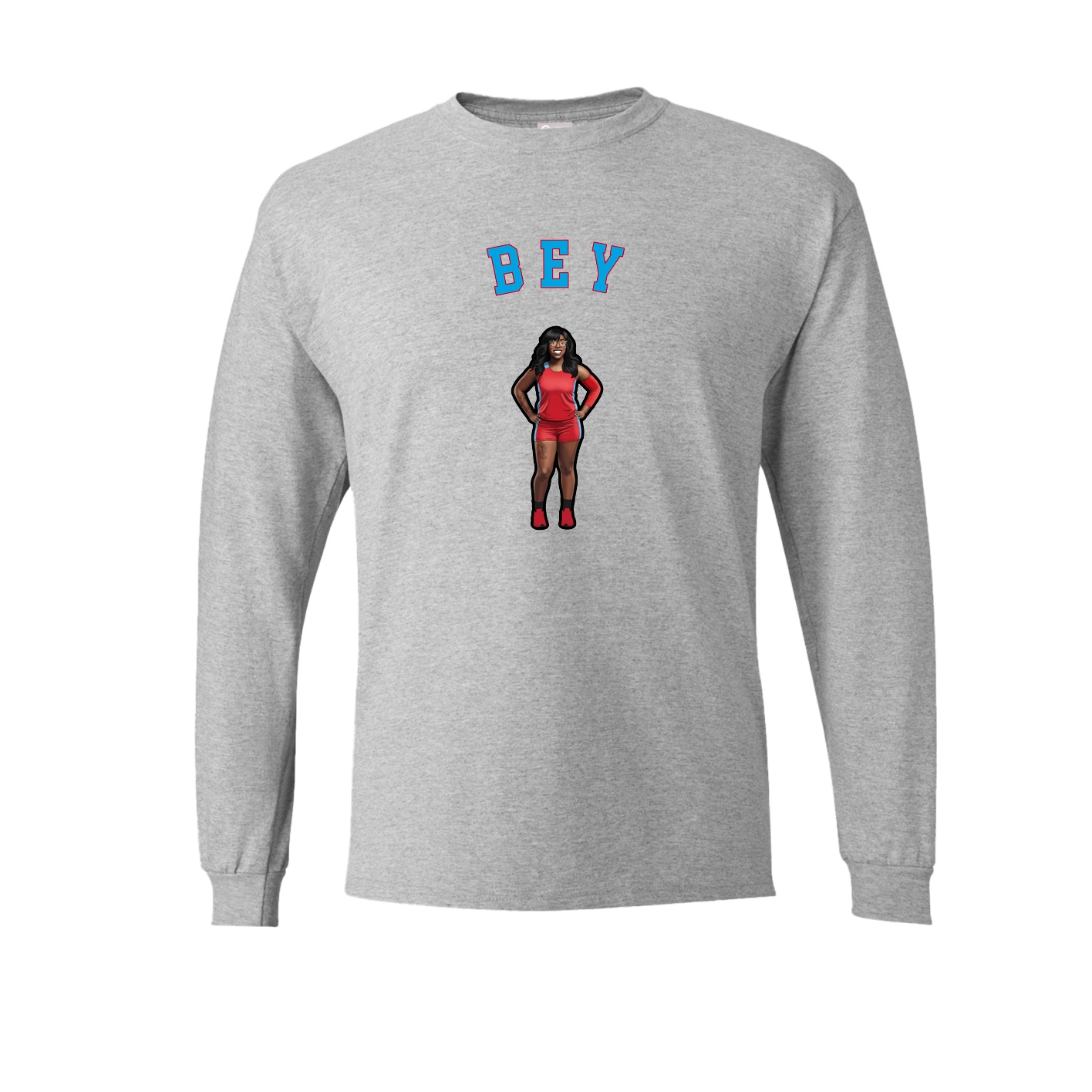 Long Sleeve Tee — Shirsey Arch in Grey