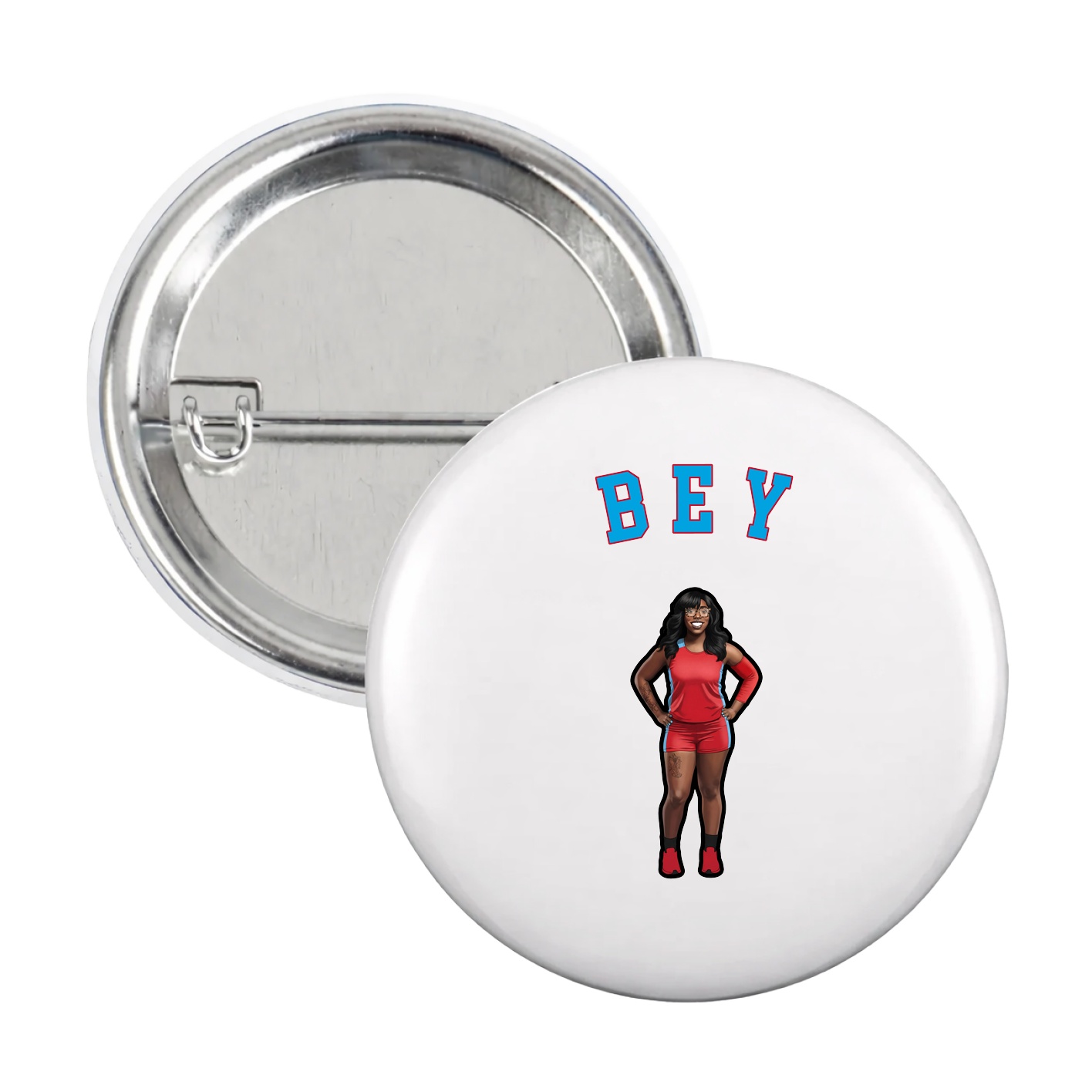 Game Day Button — Shirsey Arch in White