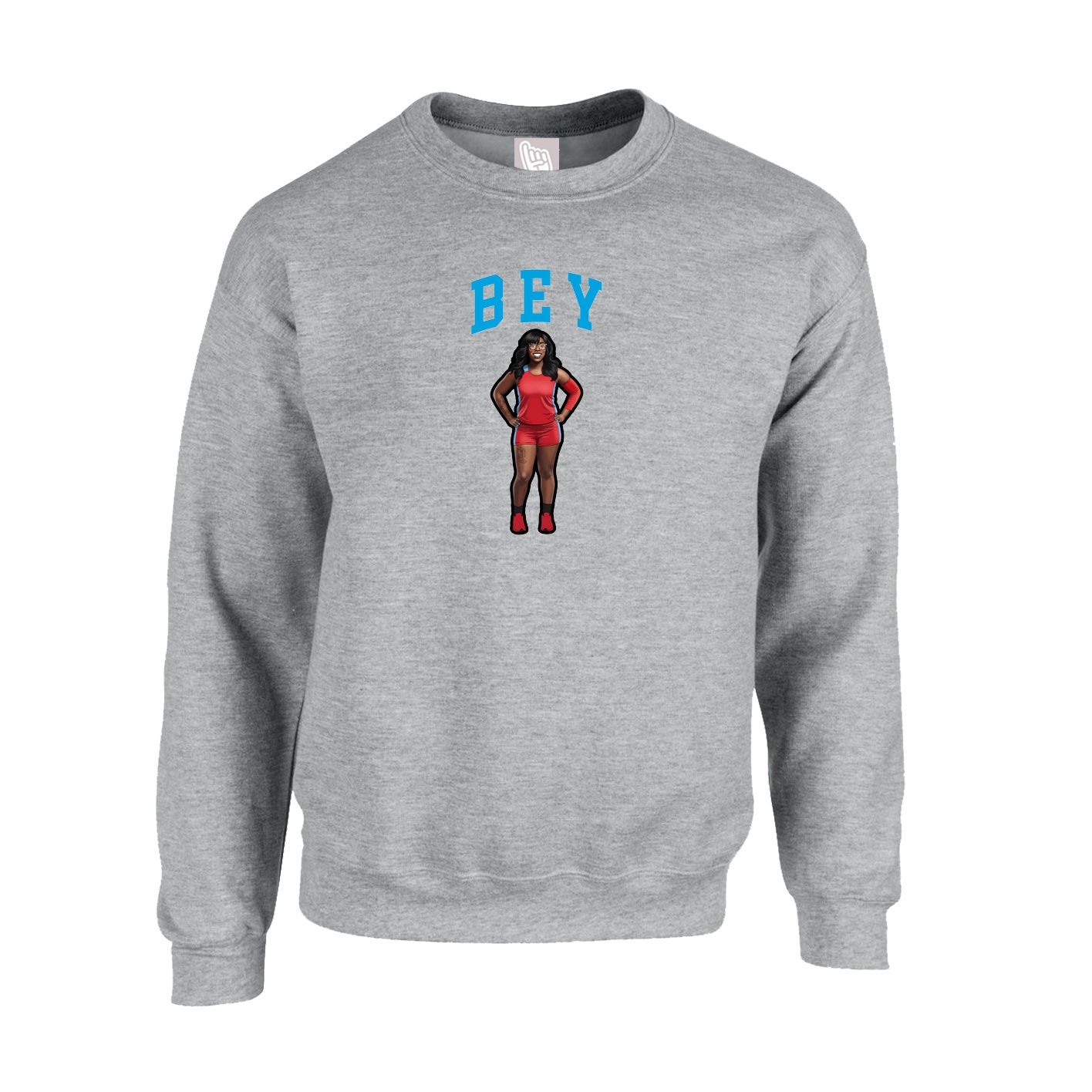 Fleece Crew — Shirsey in Grey