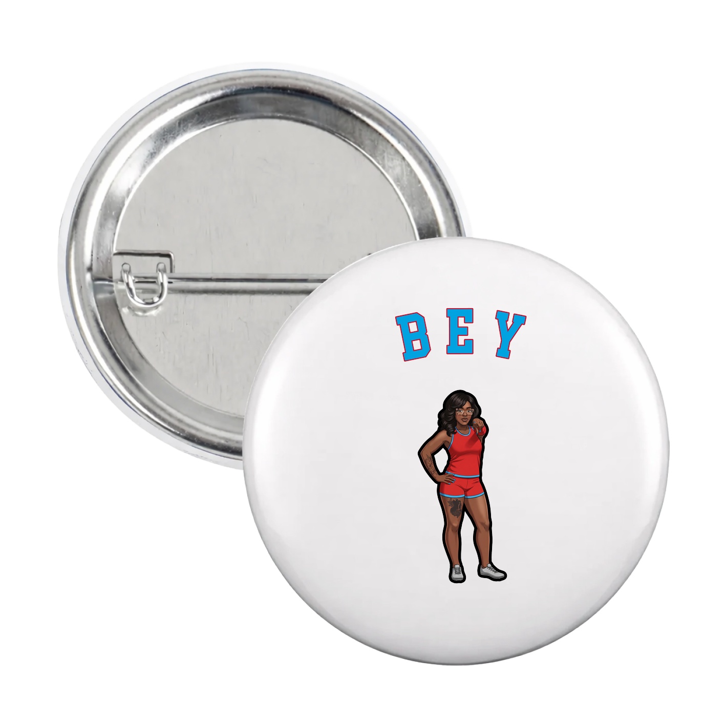 Game Day Button — Shirsey Arch in White