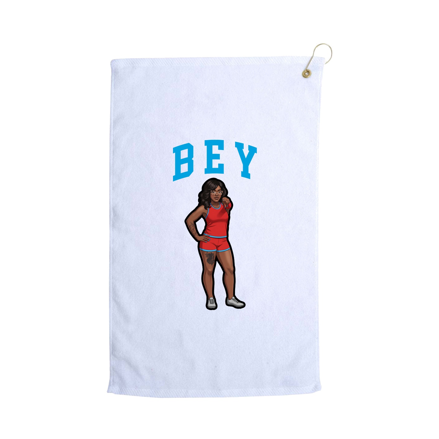 Golf Towel — Shirsey in White