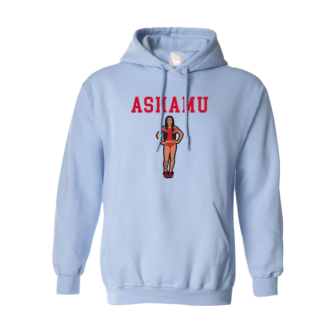 Hoodie — Shirsey in Light Blue