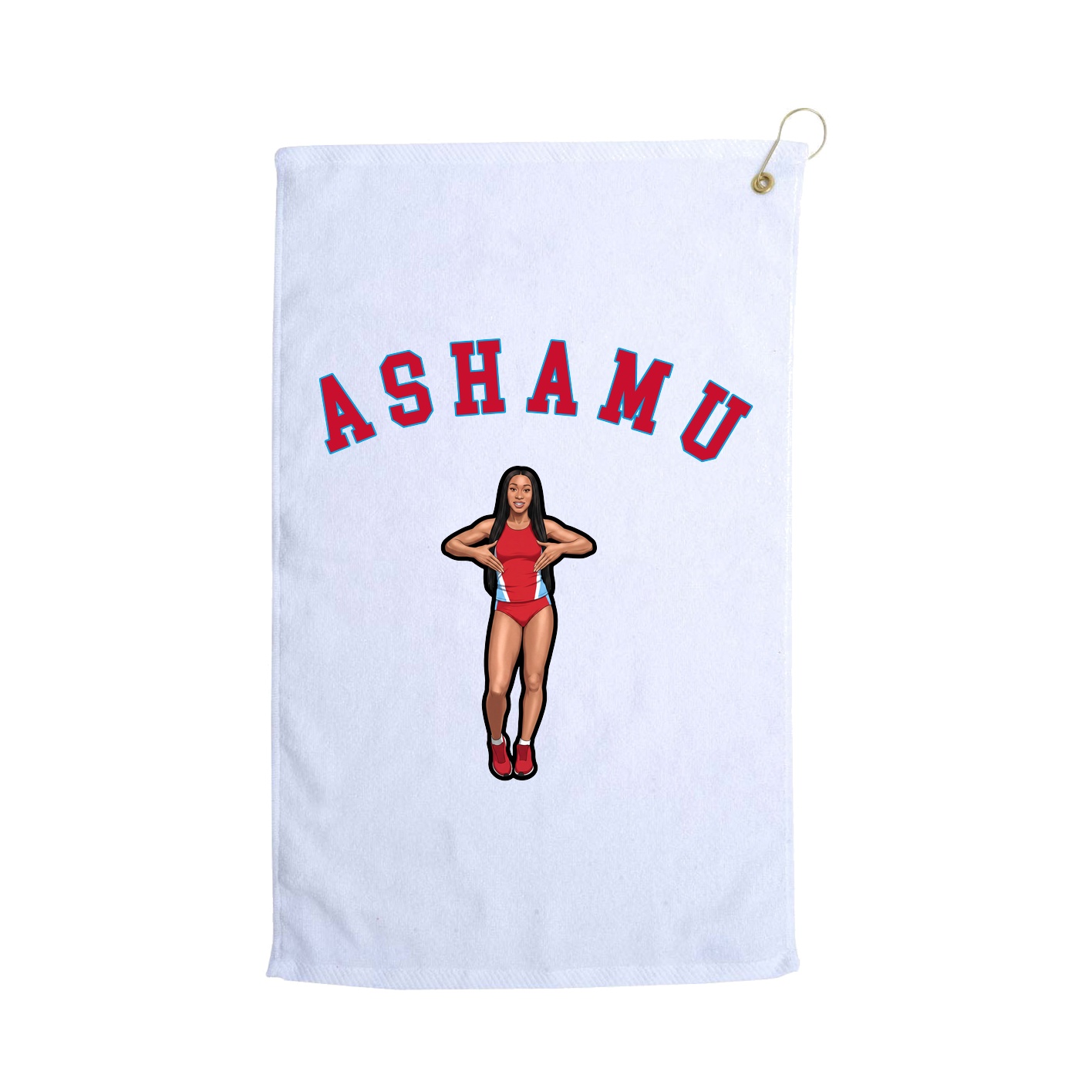 Golf Towel — Shirsey Arch in White
