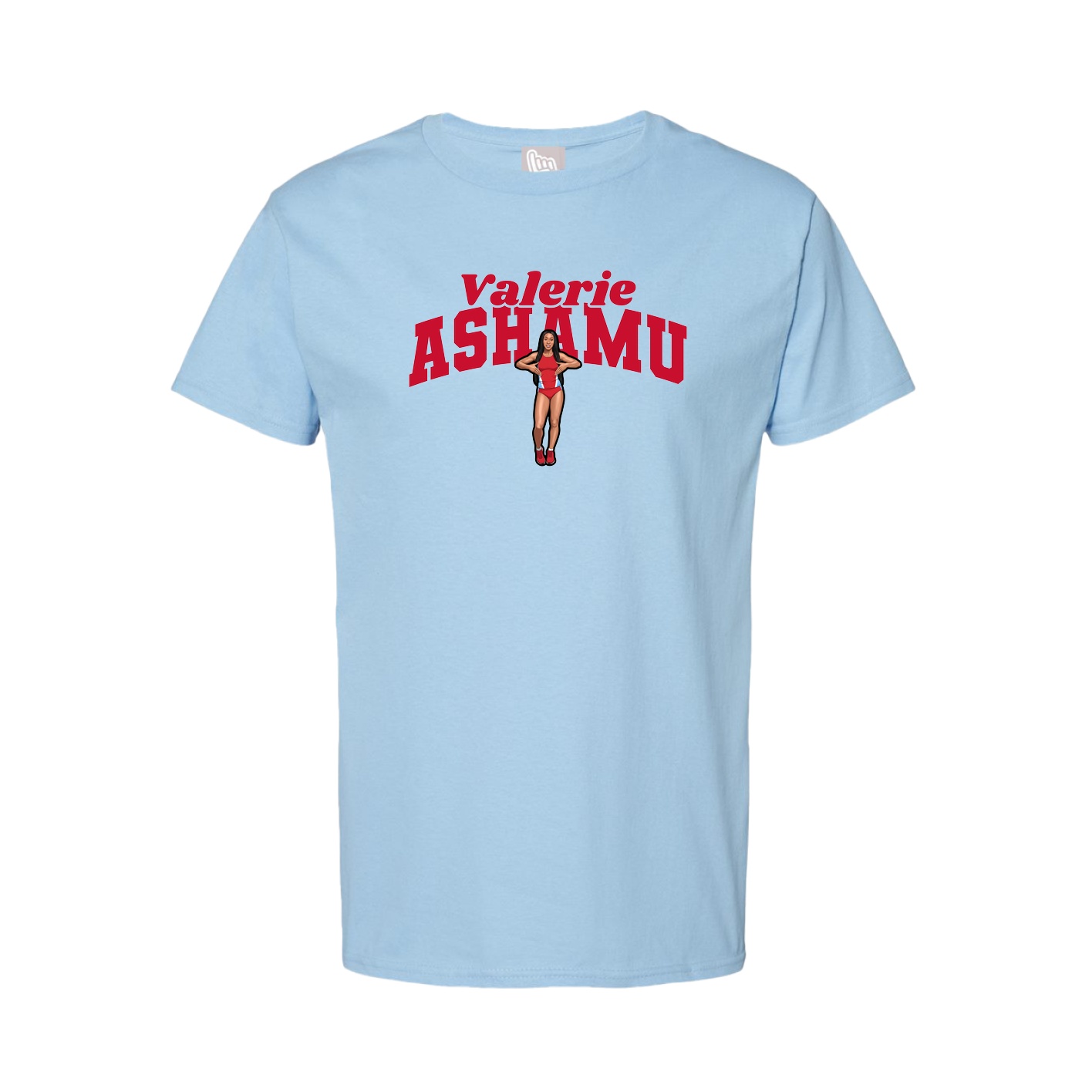 Tee — Signature Arch in Light Blue