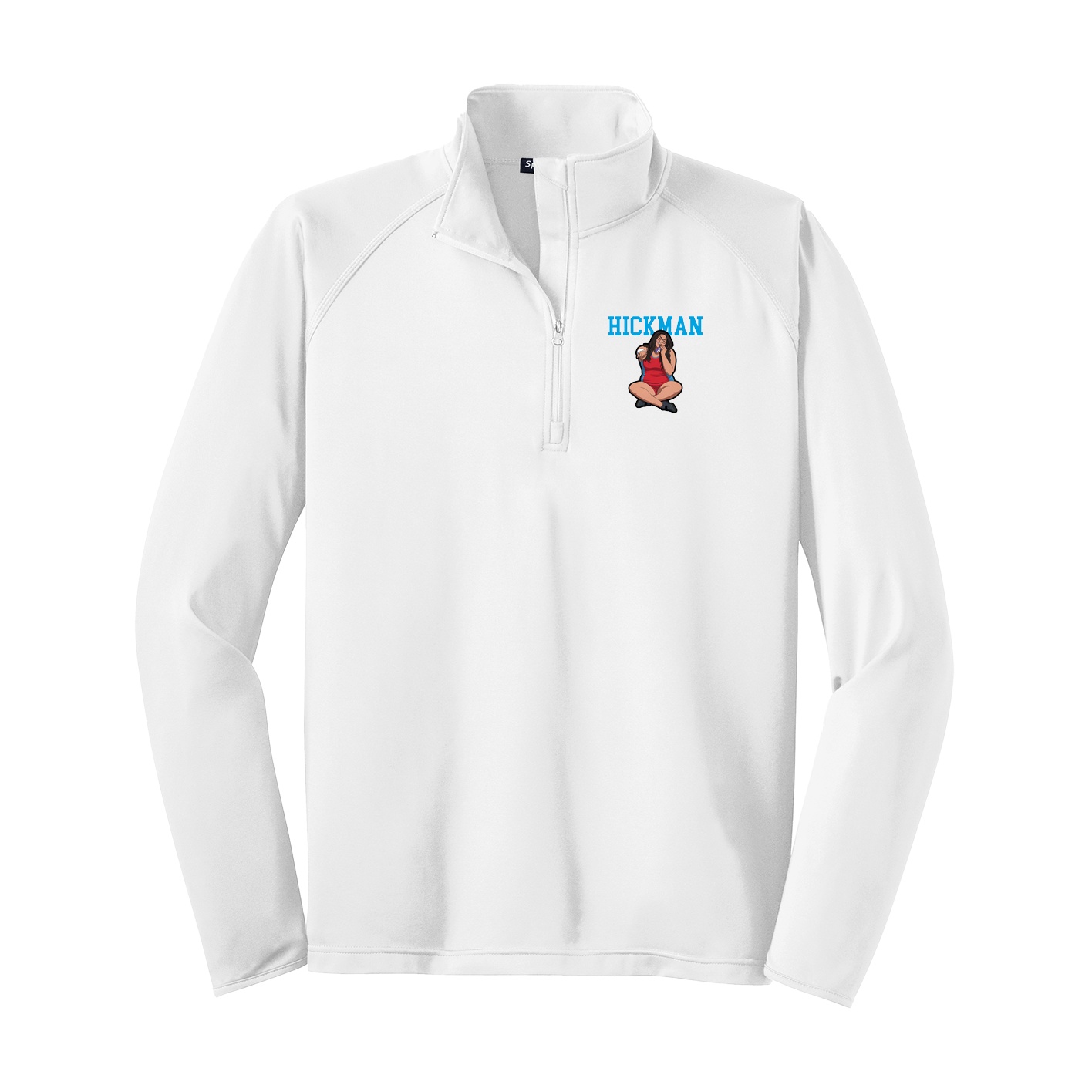 Q-Zip Pullover — Shirsey in White