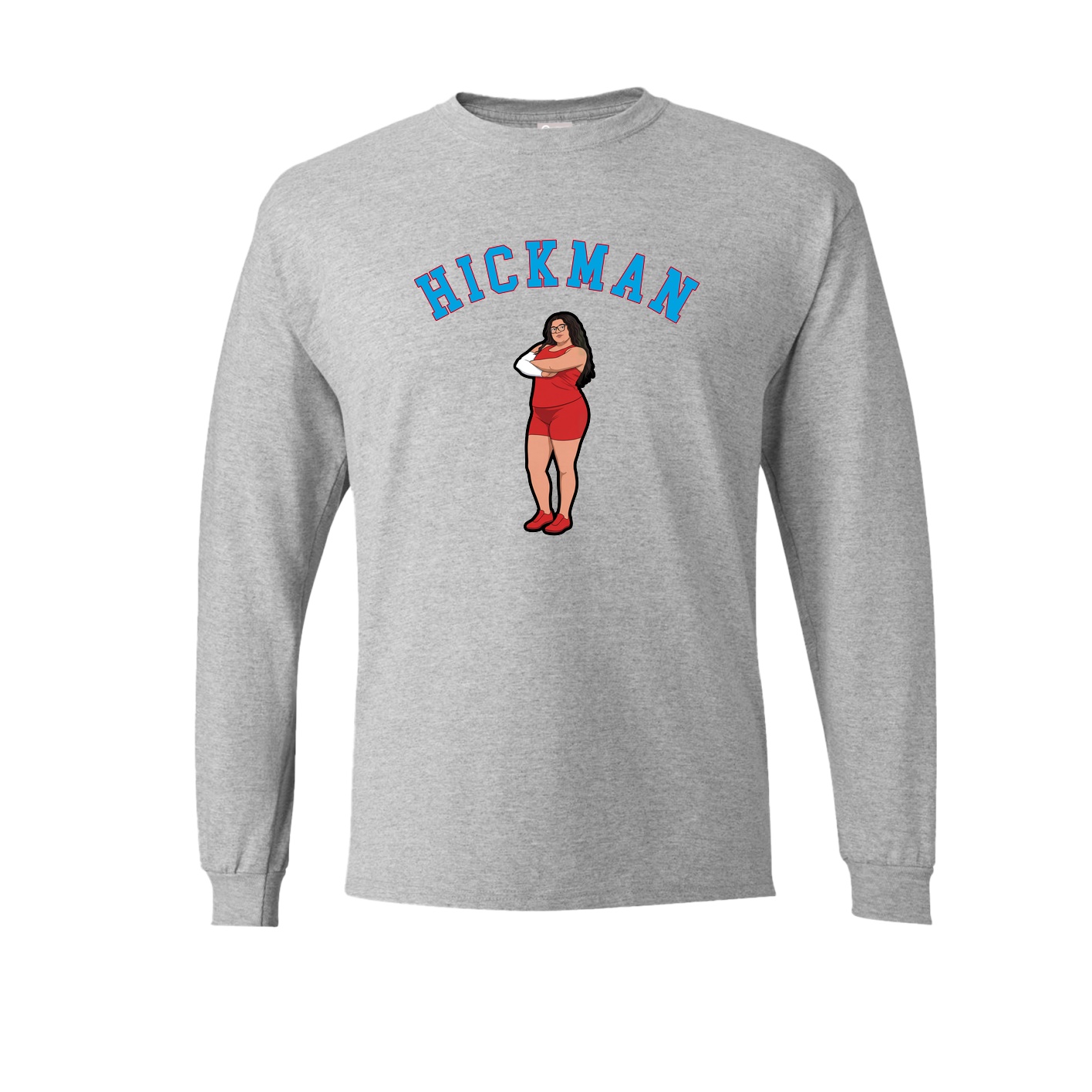 Long Sleeve Tee — Shirsey Arch in Grey
