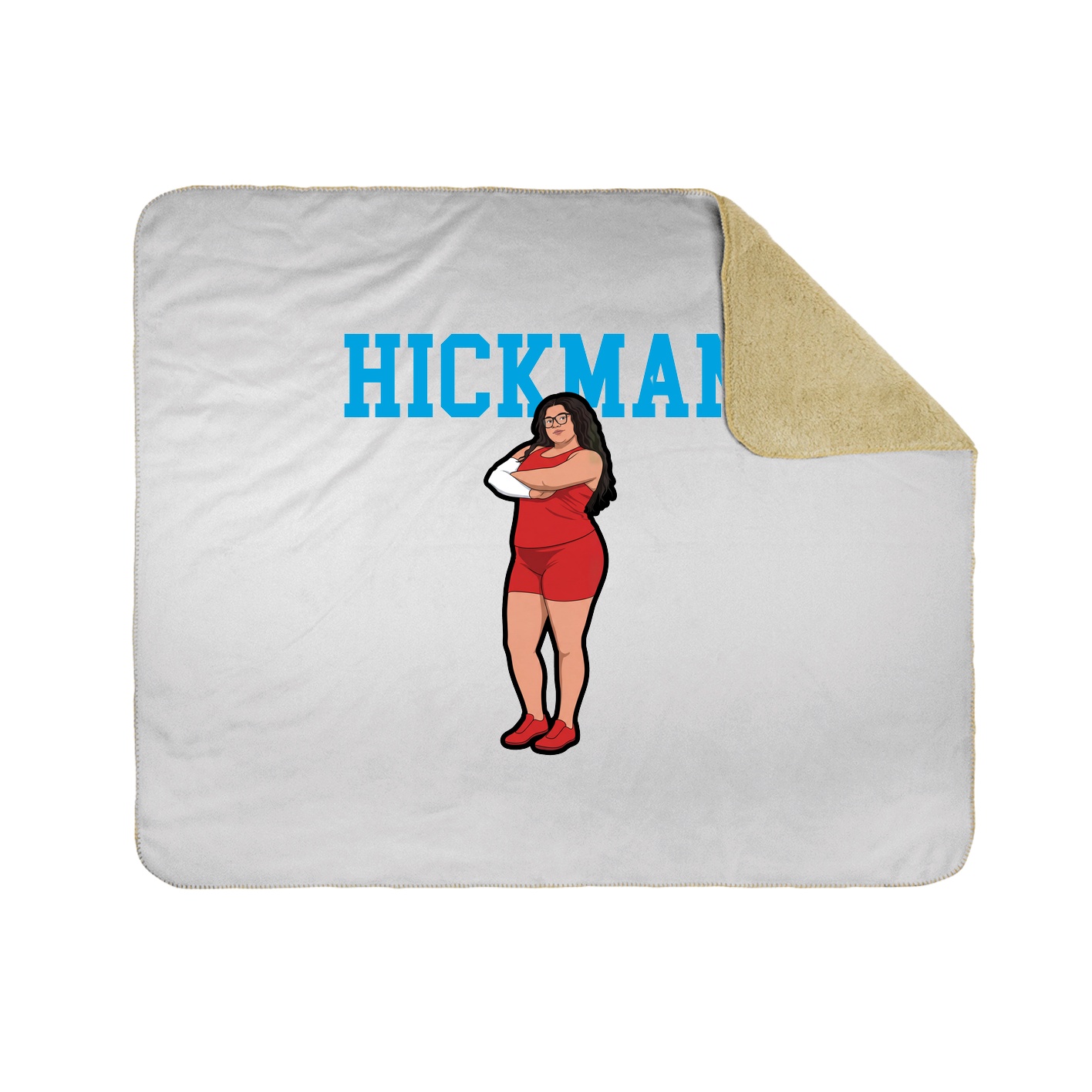 Throw Blanket — Shirsey in White