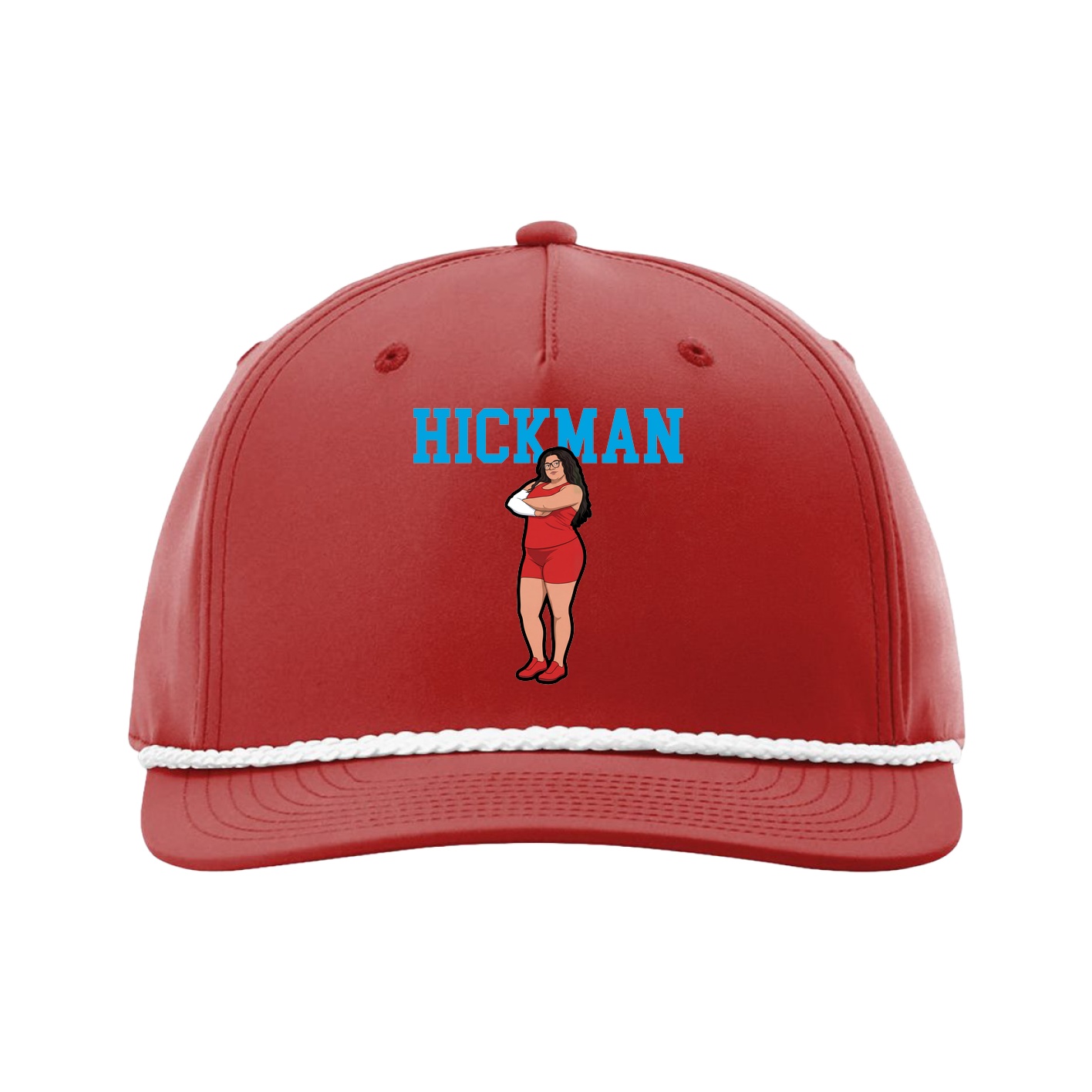 Five-Panel Classic Rope Cap — Shirsey in Red