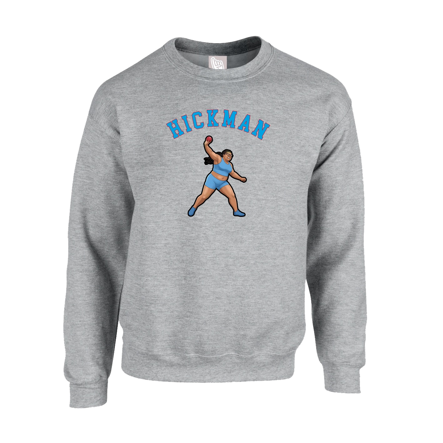 Fleece Crew — Shirsey Arch in Grey