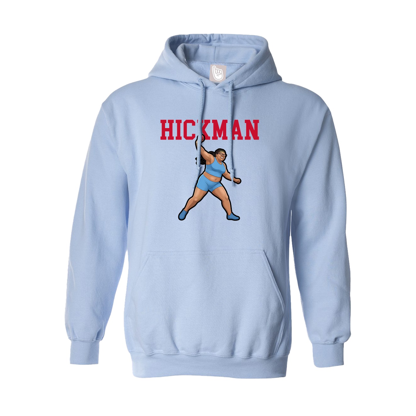 Hoodie — Shirsey in Light Blue