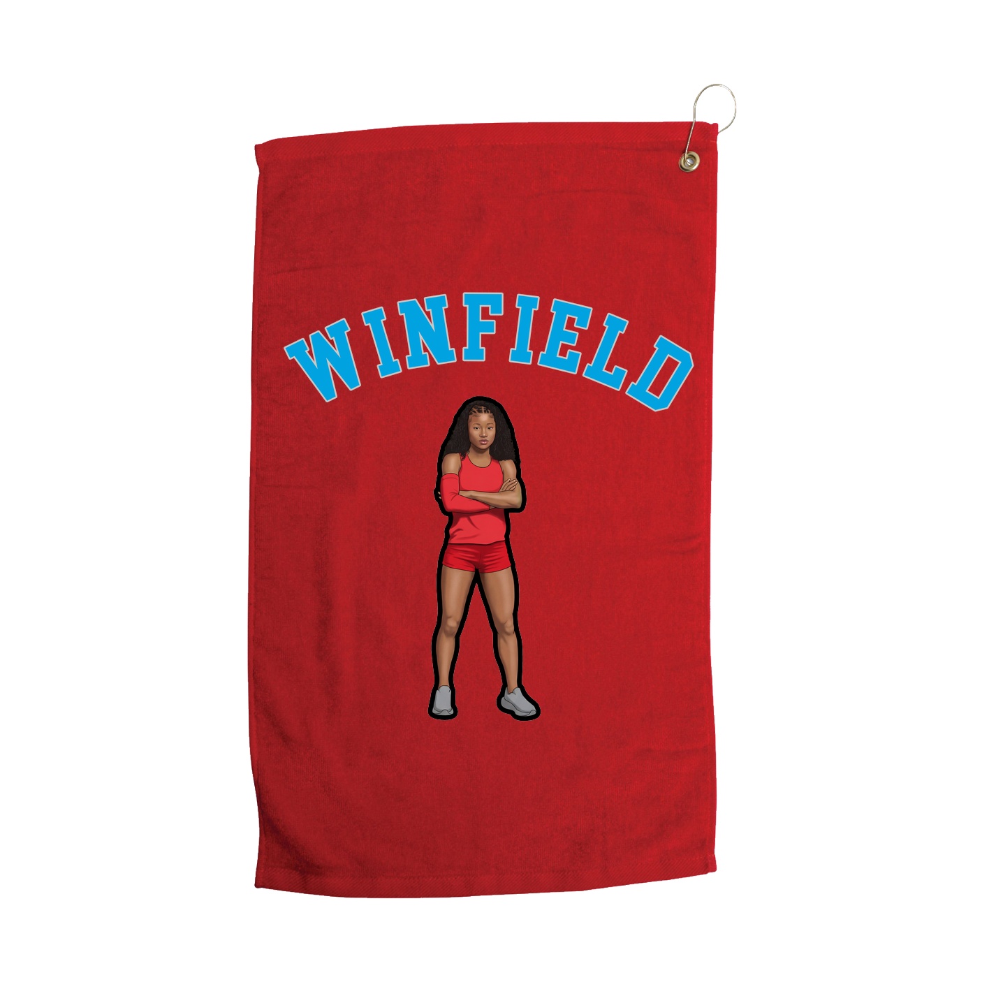 Golf Towel — Shirsey Arch in Red