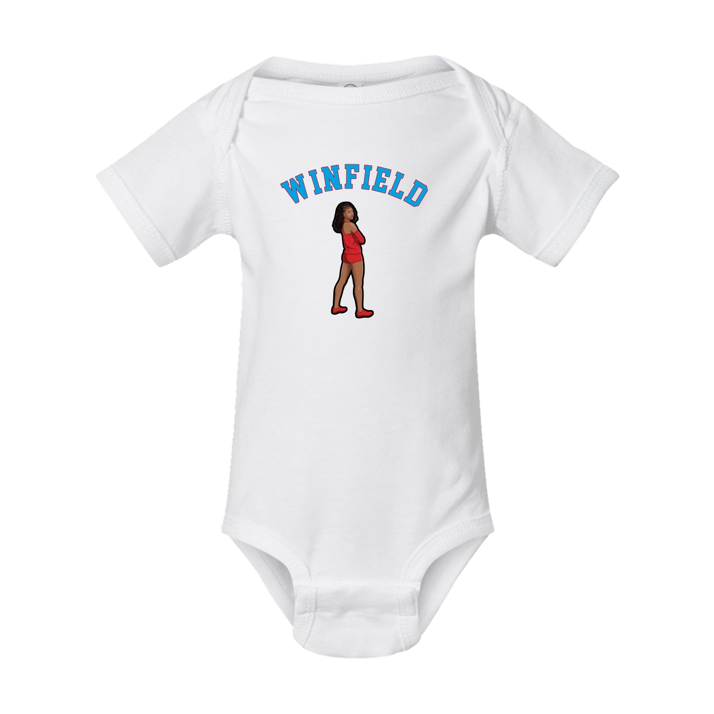 Baby Onesie — Shirsey Arch in White