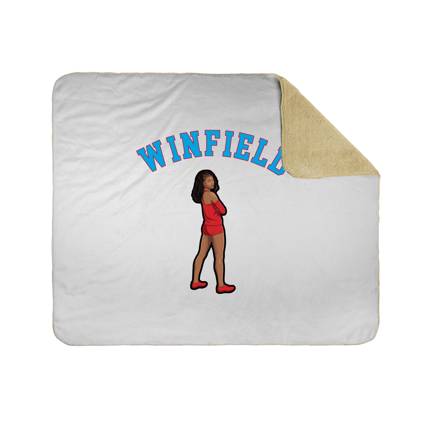 Throw Blanket — Shirsey Arch in White