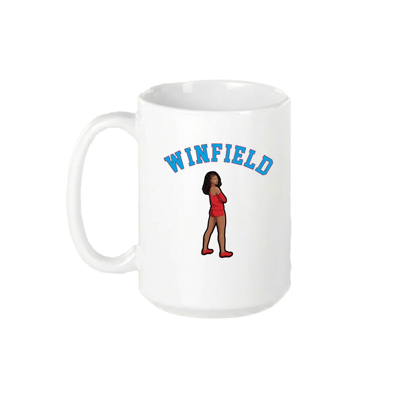 15oz Coffee Mug — Shirsey Arch in White
