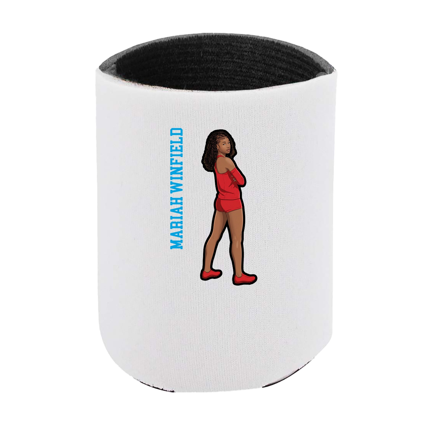 Can Holder — Name Vertical in White