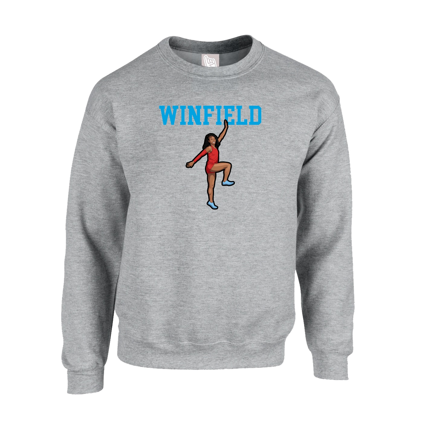 Fleece Crew — Shirsey in Grey
