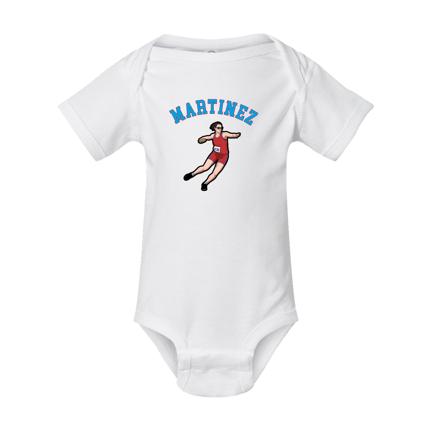 Baby Onesie — Shirsey Arch in White