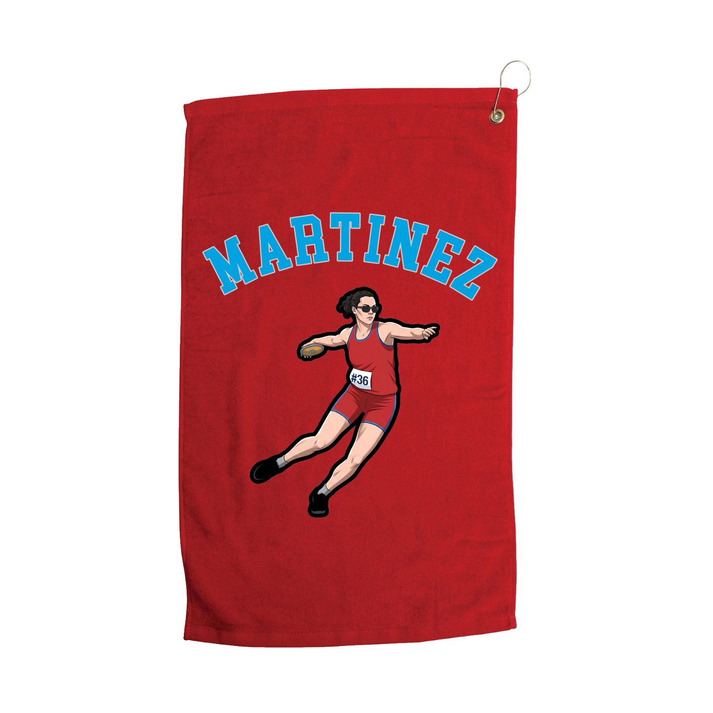 Golf Towel — Shirsey Arch in Red