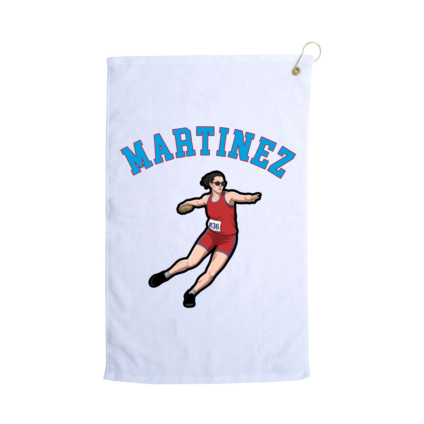 Golf Towel — Shirsey Arch in White