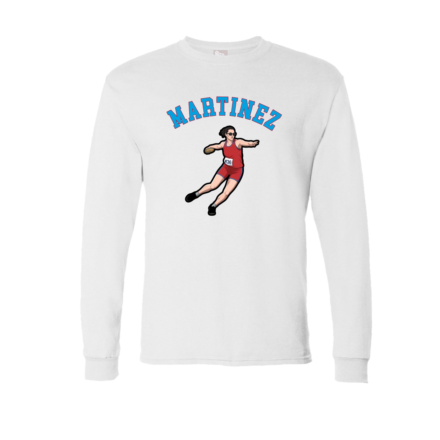 Long Sleeve Tee — Shirsey Arch in White
