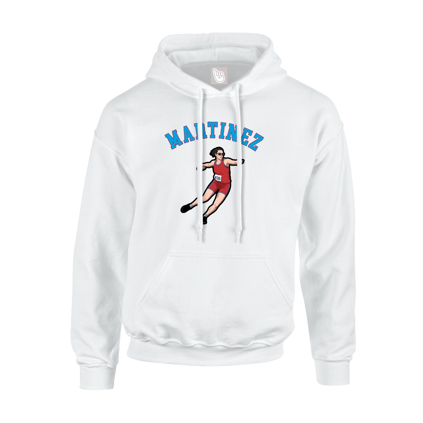 Hoodie — Shirsey Arch in White