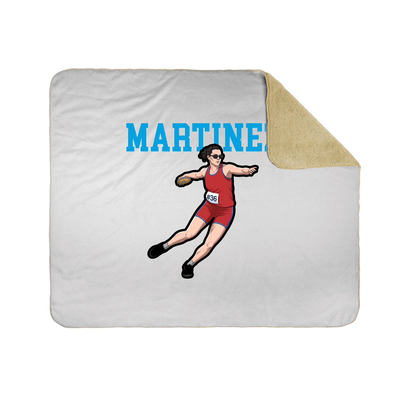 Throw Blanket — Shirsey in White
