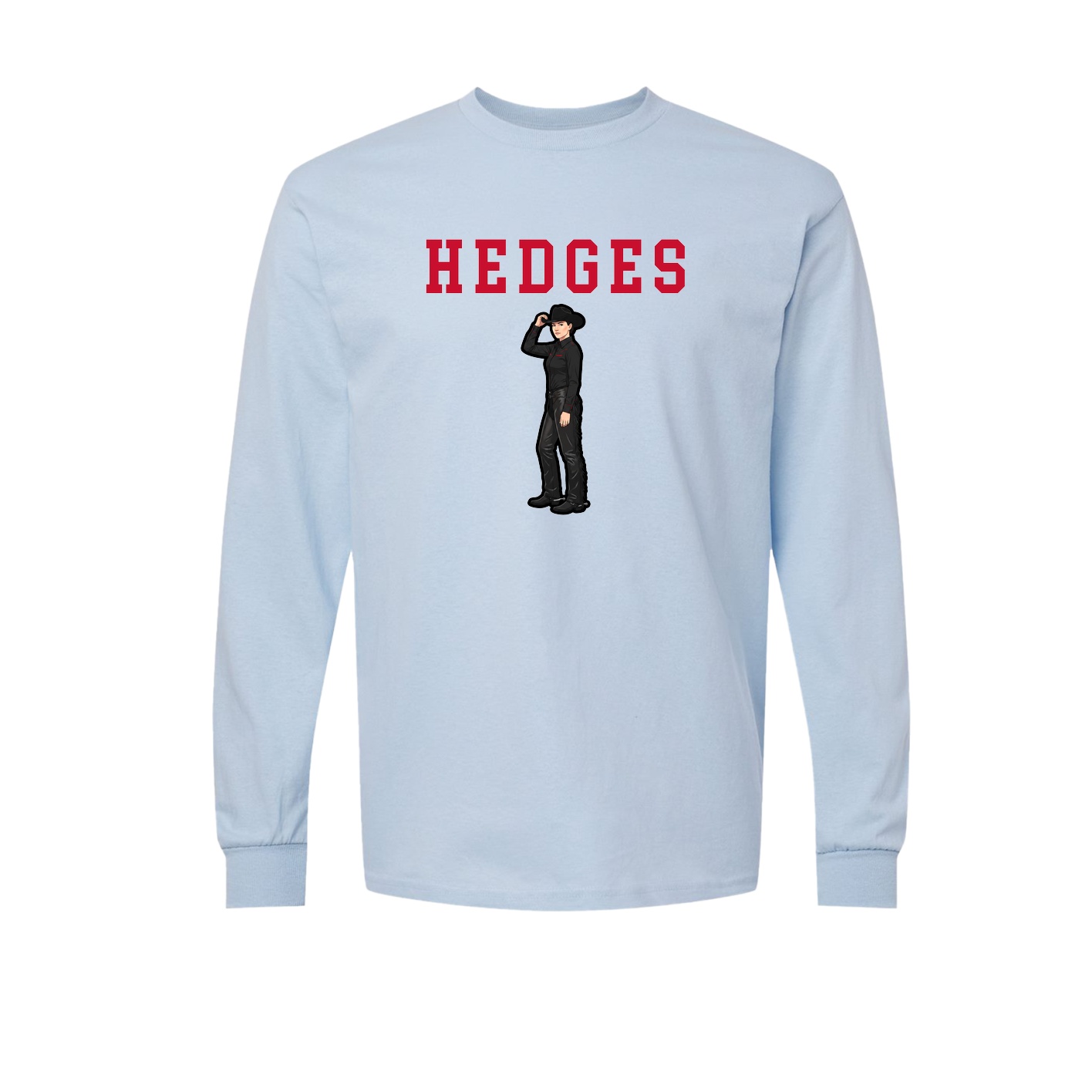 Long Sleeve Tee — Shirsey in Light Blue