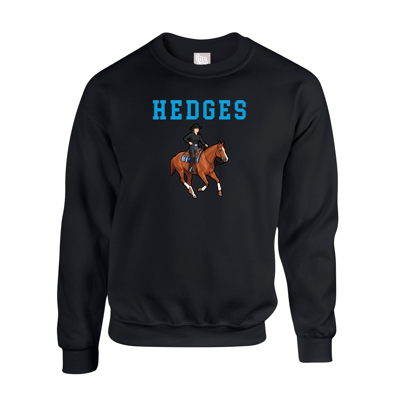 Fleece Crew — Shirsey in Black
