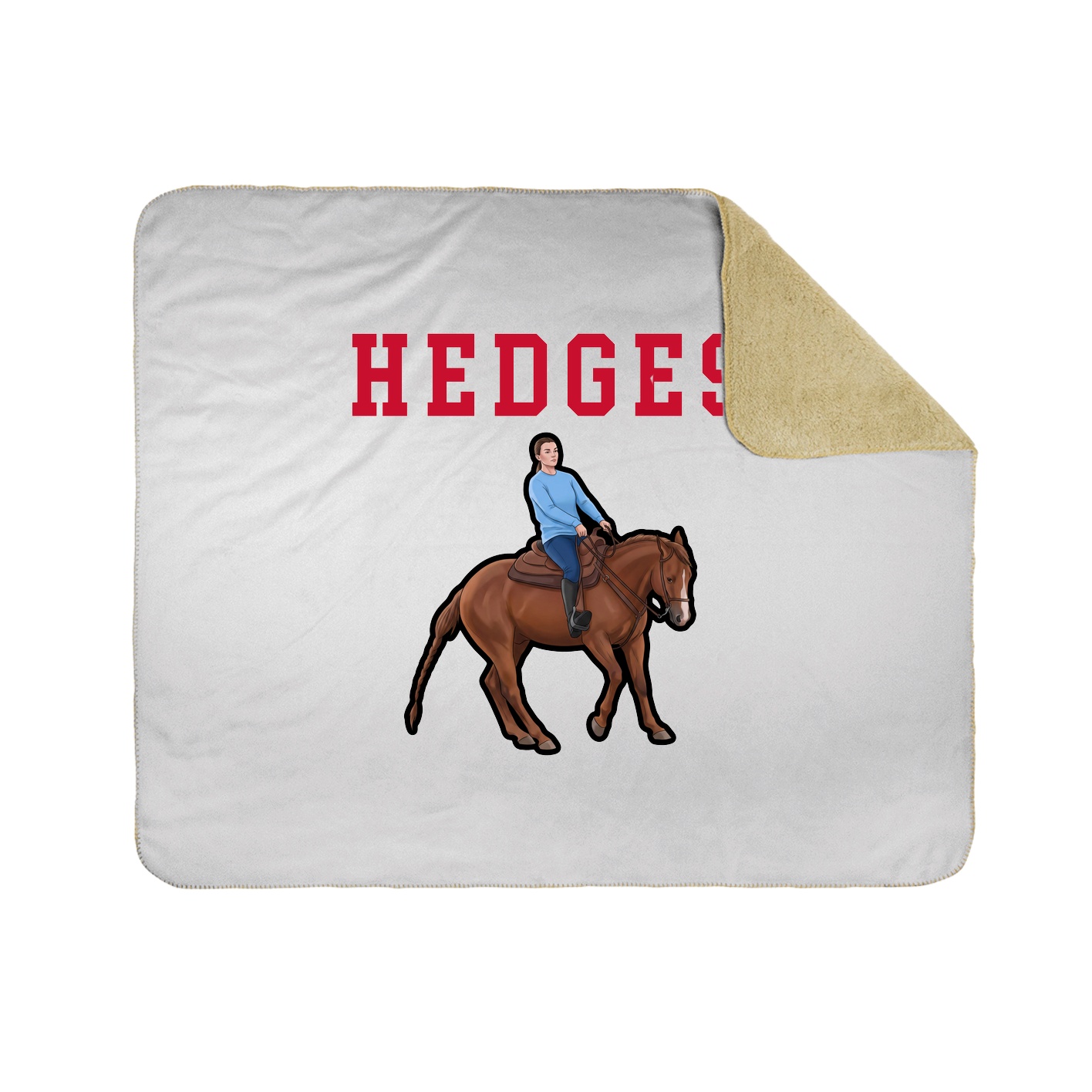 Throw Blanket — Shirsey in White